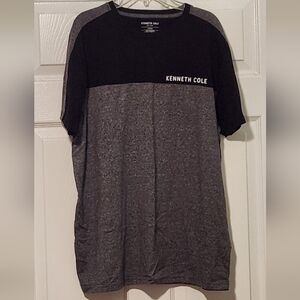 Men's Lg. Kenneth Cole Slim Fit Knit Shirt Crew Neck Size L.